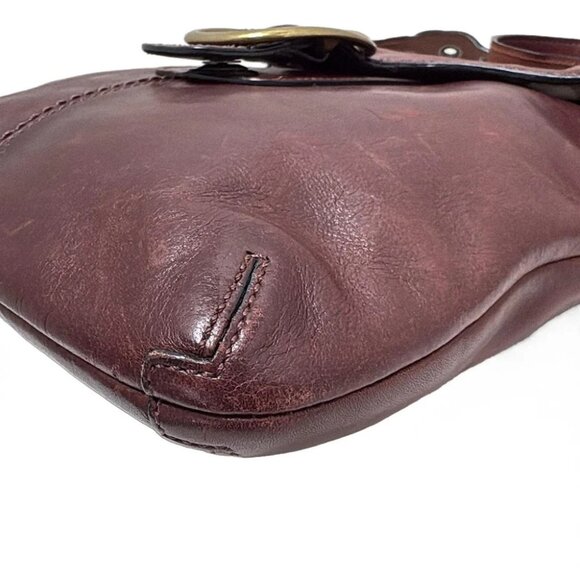 Auth COACH - 11421 Bordeaux Leather Shoulder Bag - Picture 5 of 8